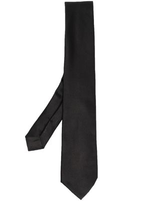 Giorgio Armani cravate imprimée - Noir