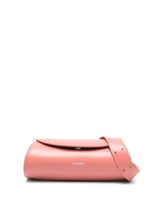 Jil Sander ceinture à logo embossé - Rose