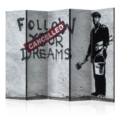 Vouwscherm / Kamerscherm - Dreams Cancelled (Banksy) II