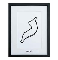 Formule 1 Circuit Imola 3D Print - Zwart