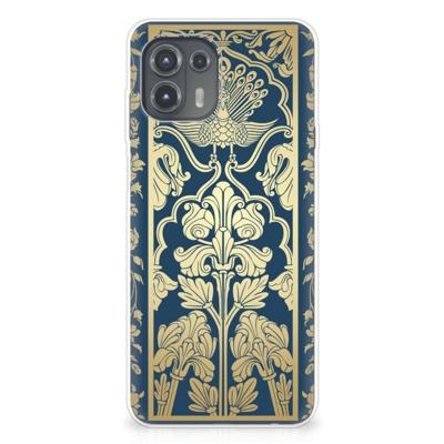 Motorola Edge 20 Lite | TPU Case | Beige Flowers