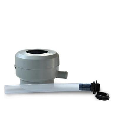 Regenton vulautomaat 60-100mm met bladvanger grijs - Garantia