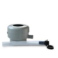 Regenton vulautomaat 60-100mm met bladvanger grijs - Garantia