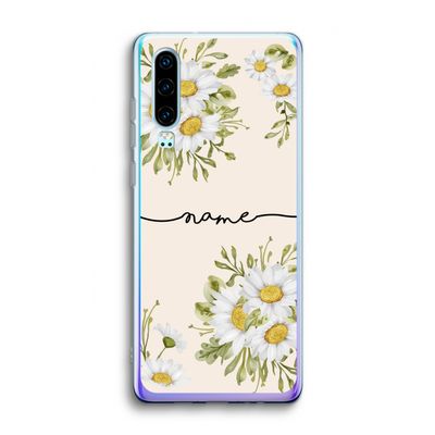 Daisies: Huawei P30 Transparant Hoesje