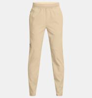 Under Armour Unstoppable Tapered Trainingsbroek Kids Beige - Maat 128 - Kleur: Beige | Soccerfanshop