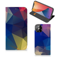 iPhone 12 Pro Max Stand Case Polygon Dark