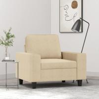Fauteuil 60 cm stof crmekleurig