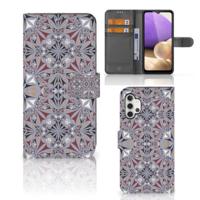 Samsung Galaxy A32 4G | Bookcase | Flower Tiles