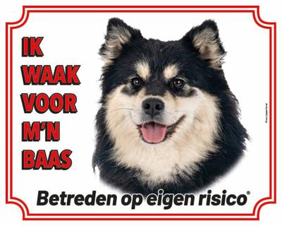 Finse Lappenhond Waakbord Finse Lappenhond Waakbord