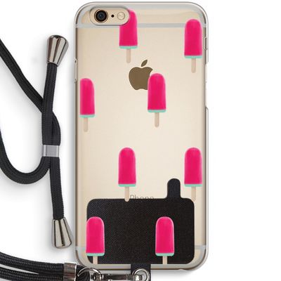 Waterijsje: iPhone 6 / 6S Transparant Hoesje met koord