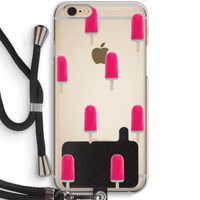 Waterijsje: iPhone 6 / 6S Transparant Hoesje met koord
