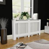 VidaXL Radiatorombouw 152 cm mdf wit