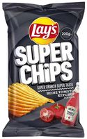4 zakken Lay's Superchips Tomato Ketchup 200g - Online Boodschappen bij Butlon - Voor 12 uur besteld, morgen bezorgd - thumbnail