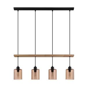 EGLO Coolmont Hanglamp - E14 - Ø 40 cm - Zwart;Bruin