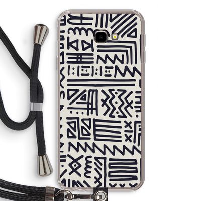 Marrakech print: Samsung Galaxy J4 Plus Transparant Hoesje met koord