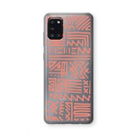 Marrakech Pink: Samsung Galaxy A31 Transparant Hoesje