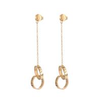 Kalli Hang Oorbellen Rondje en 2 Ringen Goud