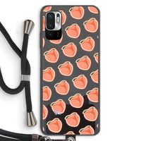 Just peachy: Xiaomi Redmi Note 10 5G Transparant Hoesje met koord