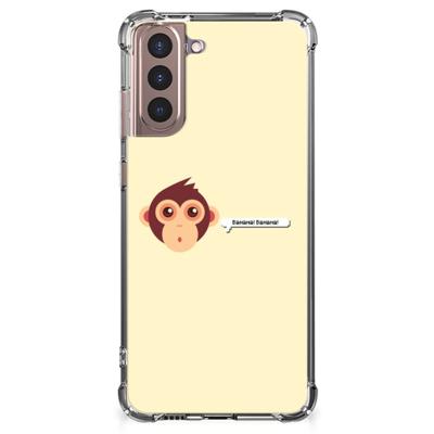 Samsung Galaxy S21 Plus Stevig | Bumper Hoesje | Monkey Samsung Galaxy S21 Plus Stevig | Bumper Hoesje | Monkey