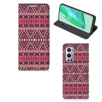 OnePlus 9 Pro | Hoesje met Magneet | Aztec Paars