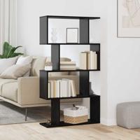 Boekenkast Zwart 70 x 24 x 129 cm Bewerkt hout