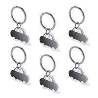 Sleutelhanger met kleine auto - 6x - 4 x 3 cm - Rijbewijs gehaald - nieuwe auto - cadeau - autosleut Sleutelhanger met kleine auto - 6x - 4 x 3 cm - Rijbewijs gehaald - nieuwe auto - cadeau - autosleut
