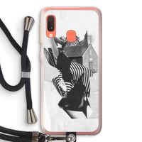 House: Samsung Galaxy A20e Transparant Hoesje met koord House: Samsung Galaxy A20e Transparant Hoesje met koord