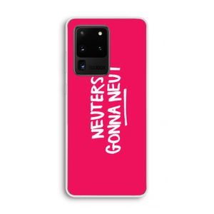Neuters (roze): Samsung Galaxy S20 Ultra Transparant Hoesje
