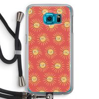 Zon: Samsung Galaxy S6 Transparant Hoesje met koord