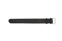 Horlogeband Danish Design IV13Q676 / IV12Q676 Leder Zwart 24mm
