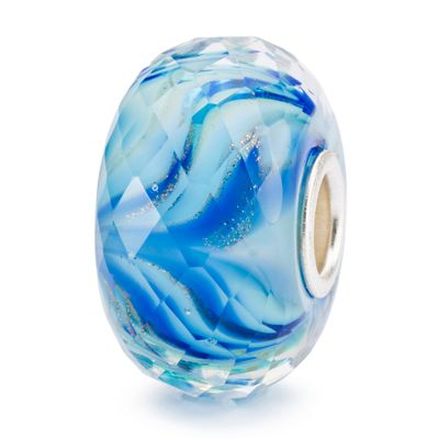 Trollbeads TGLBE-30061 Kraal Aandacht zilver-glas