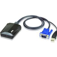 ATEN CV211 Zwart, Blauw video kabel adapter - thumbnail