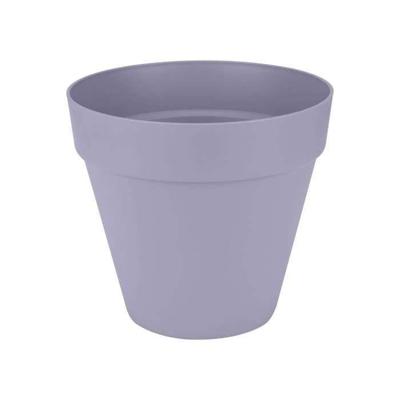 Bloempot - Elho - Loft Urban Round - Paars - L 29 x B 28,5 x H 26 cm - Buiten - 100% gerecycled