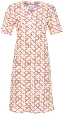 Ringella nachthemd grafisch roze