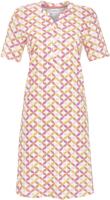 Ringella nachthemd grafisch roze