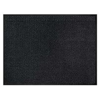 Deurmat - anti slip - kunststof - antraciet - 80 x 120 cm - voor binnen - schoonloopmat