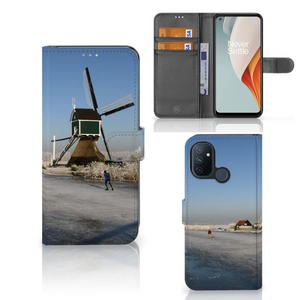 OnePlus Nord N100 Flip Cover Schaatsers