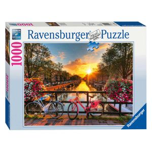 Puzzel Fietsen in Amsterdam, 1000st.