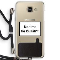 No time: Samsung Galaxy A5 (2016) Transparant Hoesje met koord