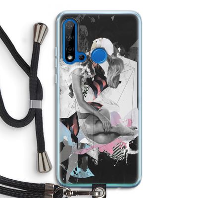 Camouflage de sommeil: Huawei P20 Lite (2019) Transparant Hoesje met koord