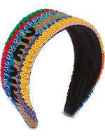 Miu Miu serre-tête en crochet - Multicolore Miu Miu serre-tête en crochet - Multicolore