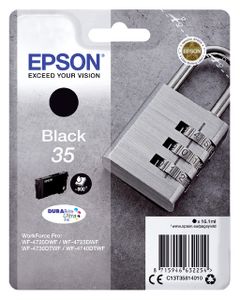 Epson Padlock Singlepack Black 35 DURABrite Ultra Ink