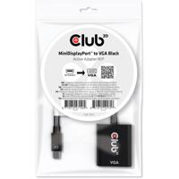 Club 3D Club 3D Mini DisplayPort naar VGA Active Adapter - thumbnail