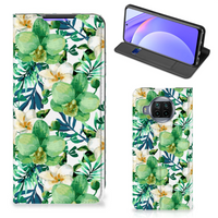 Xiaomi Mi 10T Lite Smart Cover Orchidee Groen - thumbnail