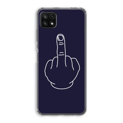 F**k U: Samsung Galaxy A22 5G Transparant Hoesje