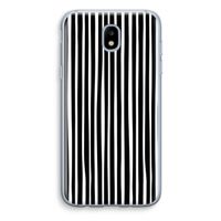 Stripes: Samsung Galaxy J5 (2017) Transparant Hoesje