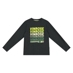 Vinrose Jongens shirt - Zwart