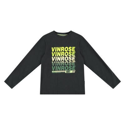 Vinrose Jongens shirt - Zwart