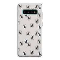Miauw: Samsung Galaxy S10 Plus Transparant Hoesje