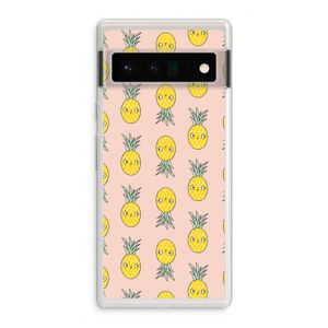 Ananas: Google Pixel 6 Pro Transparant Hoesje